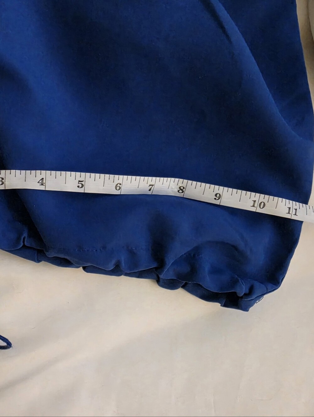 NEW Womans Y2K Inspired Drawing Oversized Baggy Parachute Pants in Royal Blue XL - Picture 7 of 7